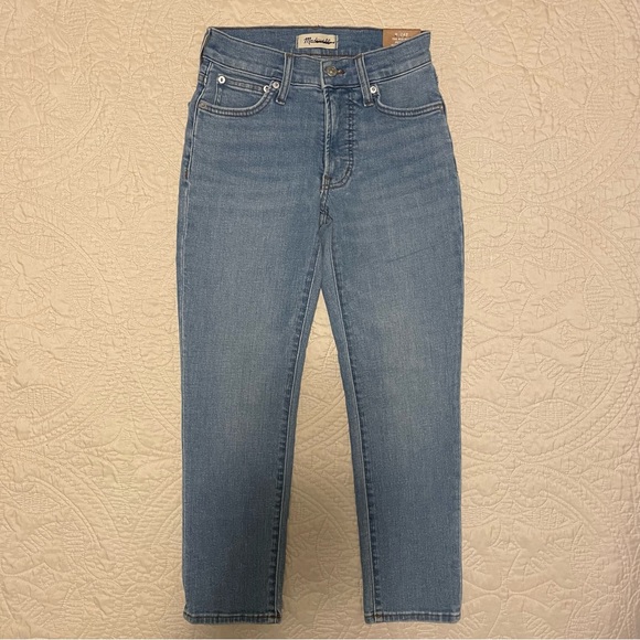 Madewell The Petite Perfect Vintage Jean in Alderton Wash Light Wash Size 24P - Picture 5 of 10